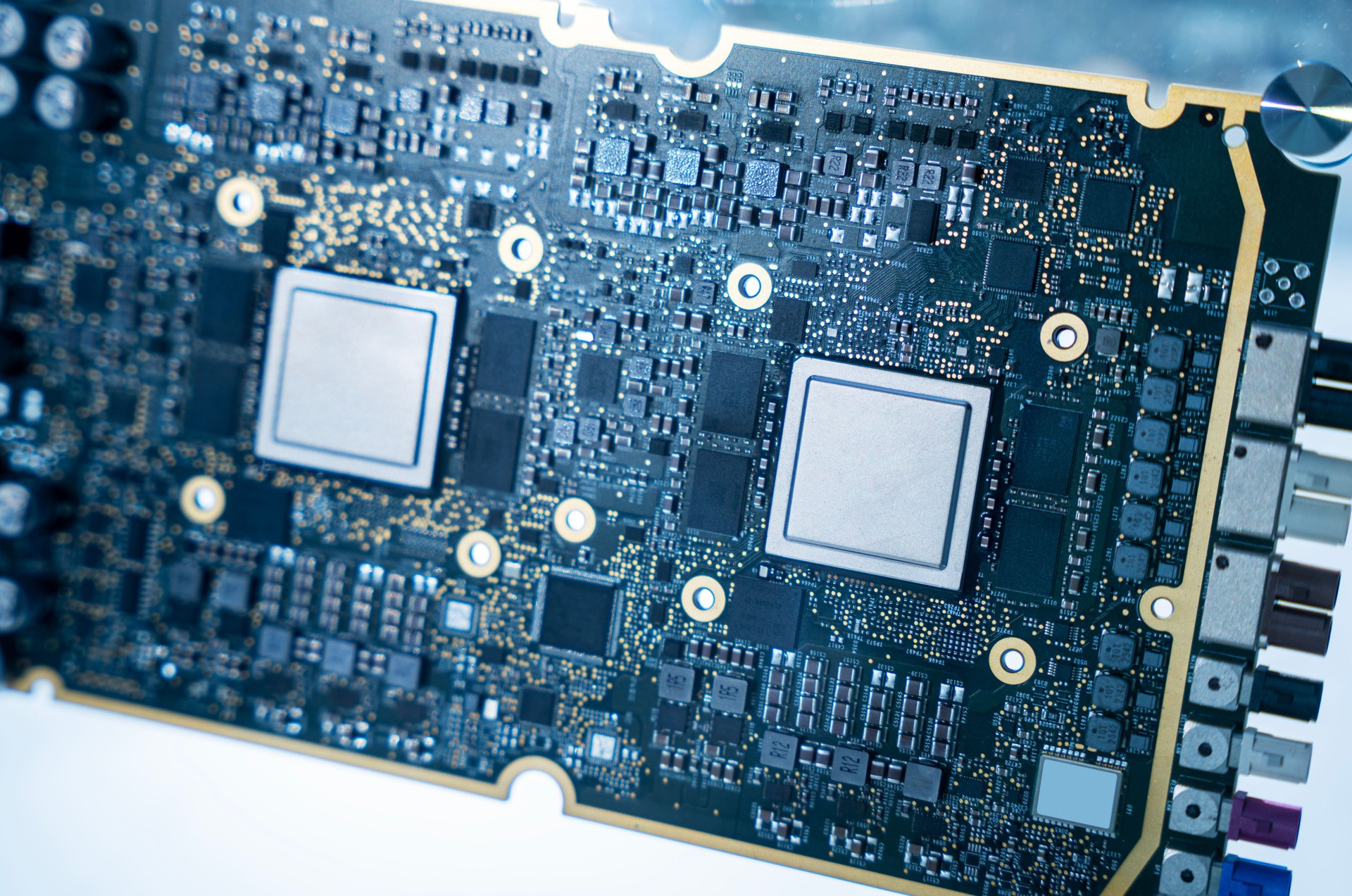 Circuit board close up